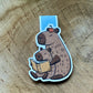 Capybara Friends Magnetic Bookmark