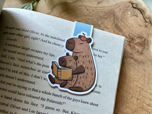 Capybara Friends Magnetic Bookmark