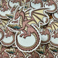 Autocollant Dragon rose Die Cut