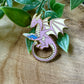 Pink Dragon Enamel Pin