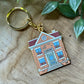 Library Metaal Emaille Sleutelhanger