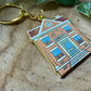 Library Metaal Emaille Sleutelhanger