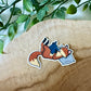 Gemütlicher Fuchs Aufkleber