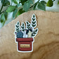 Autocollant Plantes à chat Die Cut