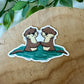 Autocollant Loutre Die Cut
