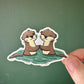 Autocollant Loutre Die Cut