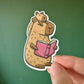 Capybara Friends Die Cut Sticker