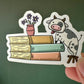 Cow Lick Die Cut Sticker