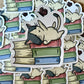 Autocollant Chat avec papillon Die Cut