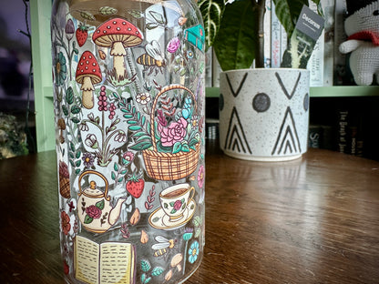 Cottage Core Glass Tumbler