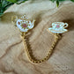 Tee Set Enamel Collar Pin
