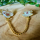 Tee Set Enamel Collar Pin