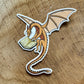 Autocollant découpé Dragon volant Die Cut