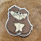 Autocollant Câlins de loutre Die Cut