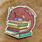 Autocollant découpé Dragon endormi Die Cut