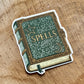 Autocollant découpé Livre de sorts Die Cut