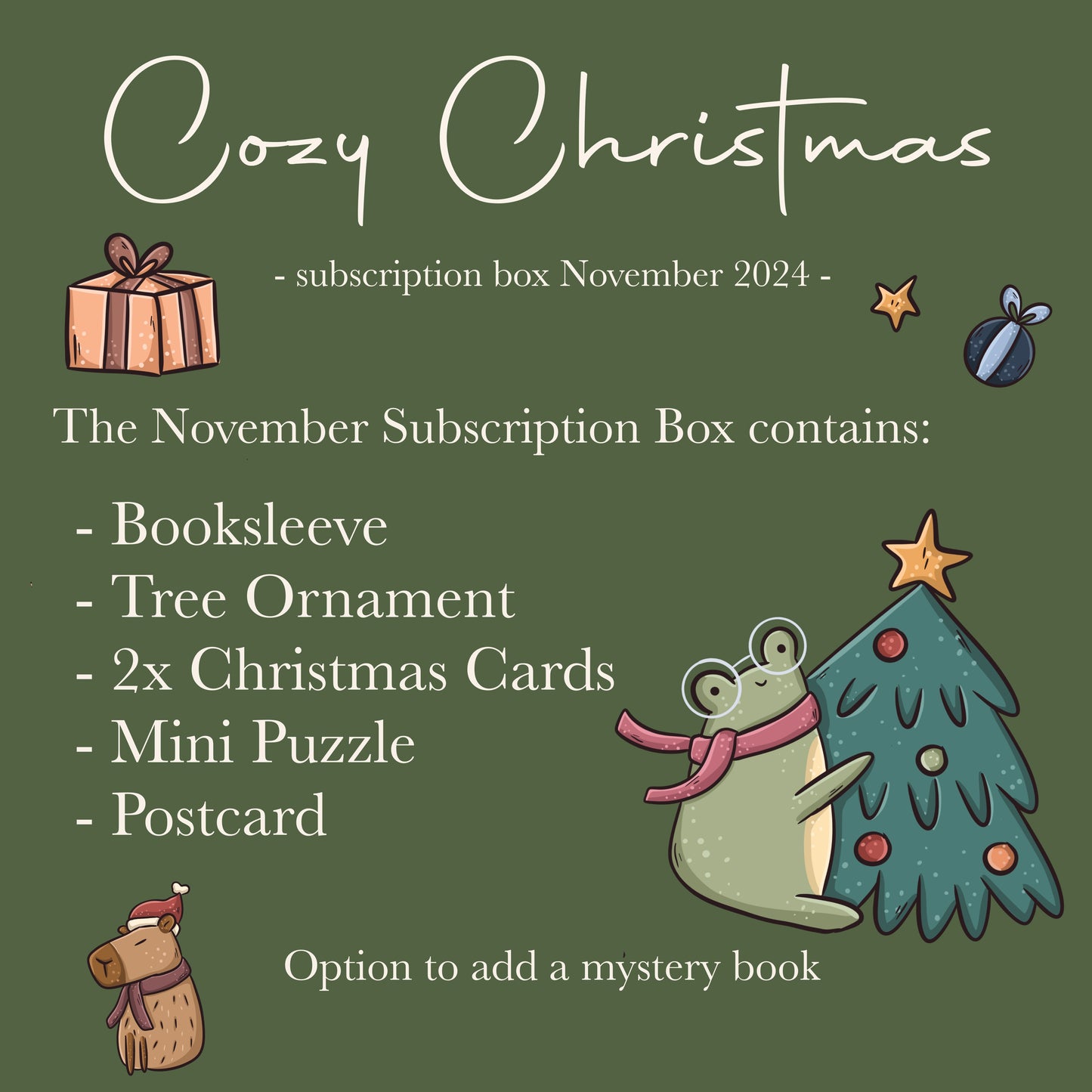 Cozy Christmas - November 2024 Subscription Box