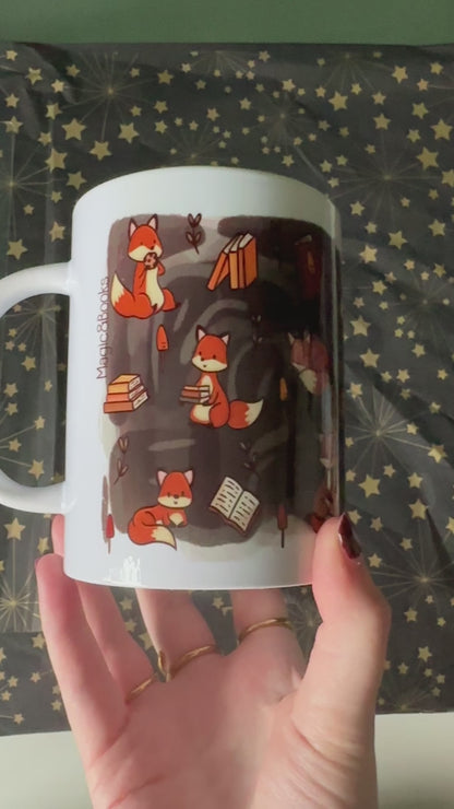 Reading Foxes Mug
