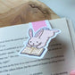 Marque-page magnétique Lapin qui lit