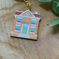Library Metaal Emaille Sleutelhanger