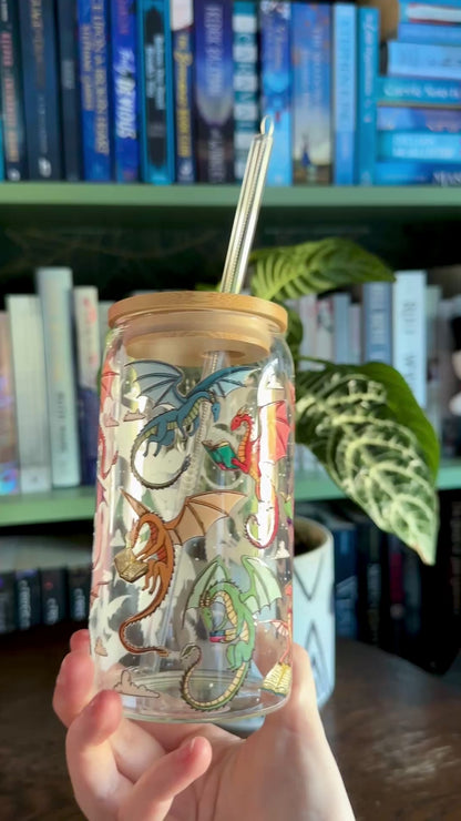 Flying Dragons Glasbecher