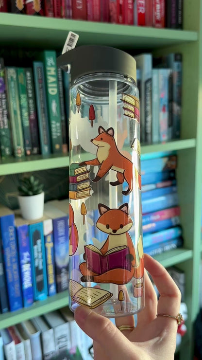 Reading Foxes Water Bottle