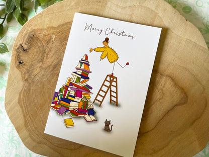 Buchbaum-Weihnachtskarte