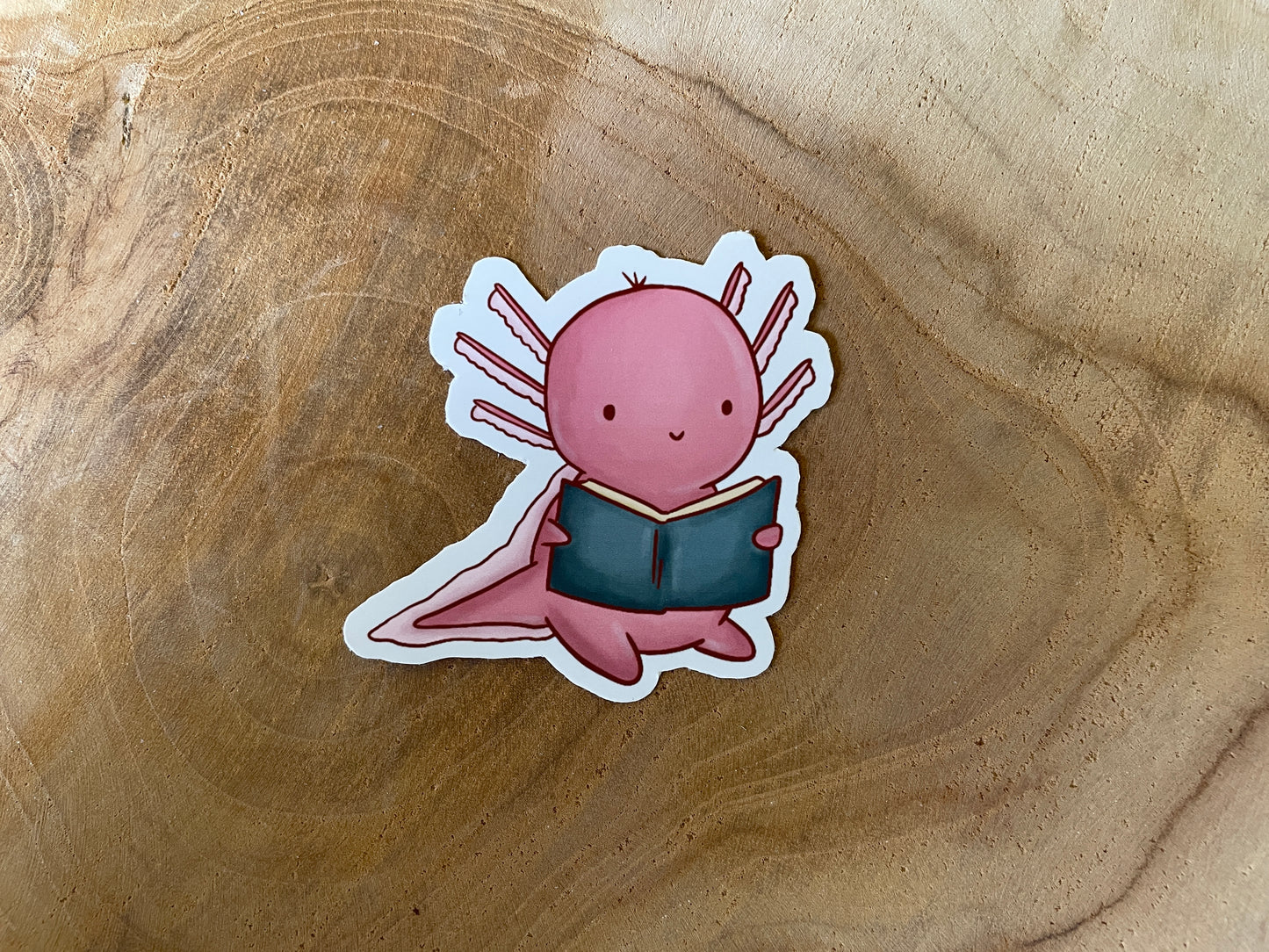 Axolotl Die Cut Sticker