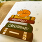 Carte de Noël Fox & Books