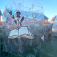 Boek &amp; Bloemen Suncatcher 