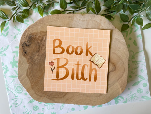Impresión cuadrada Book Bitch