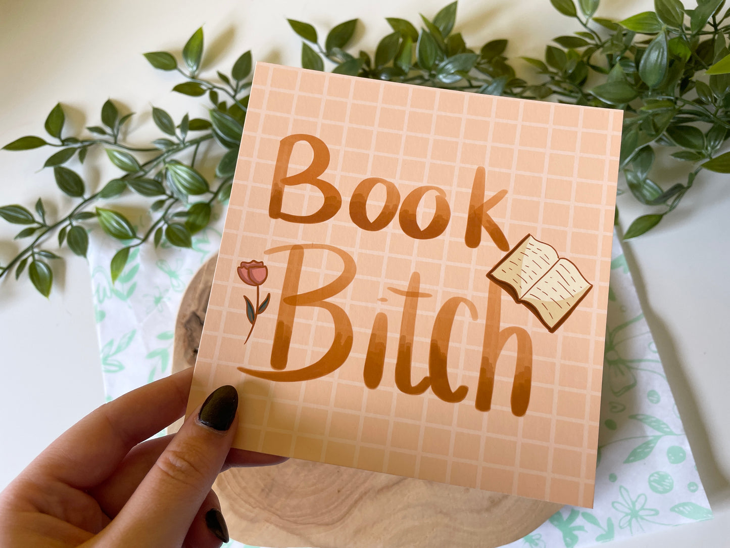 Book Bitch Square Print