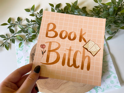 Impression carrée Book Bitch