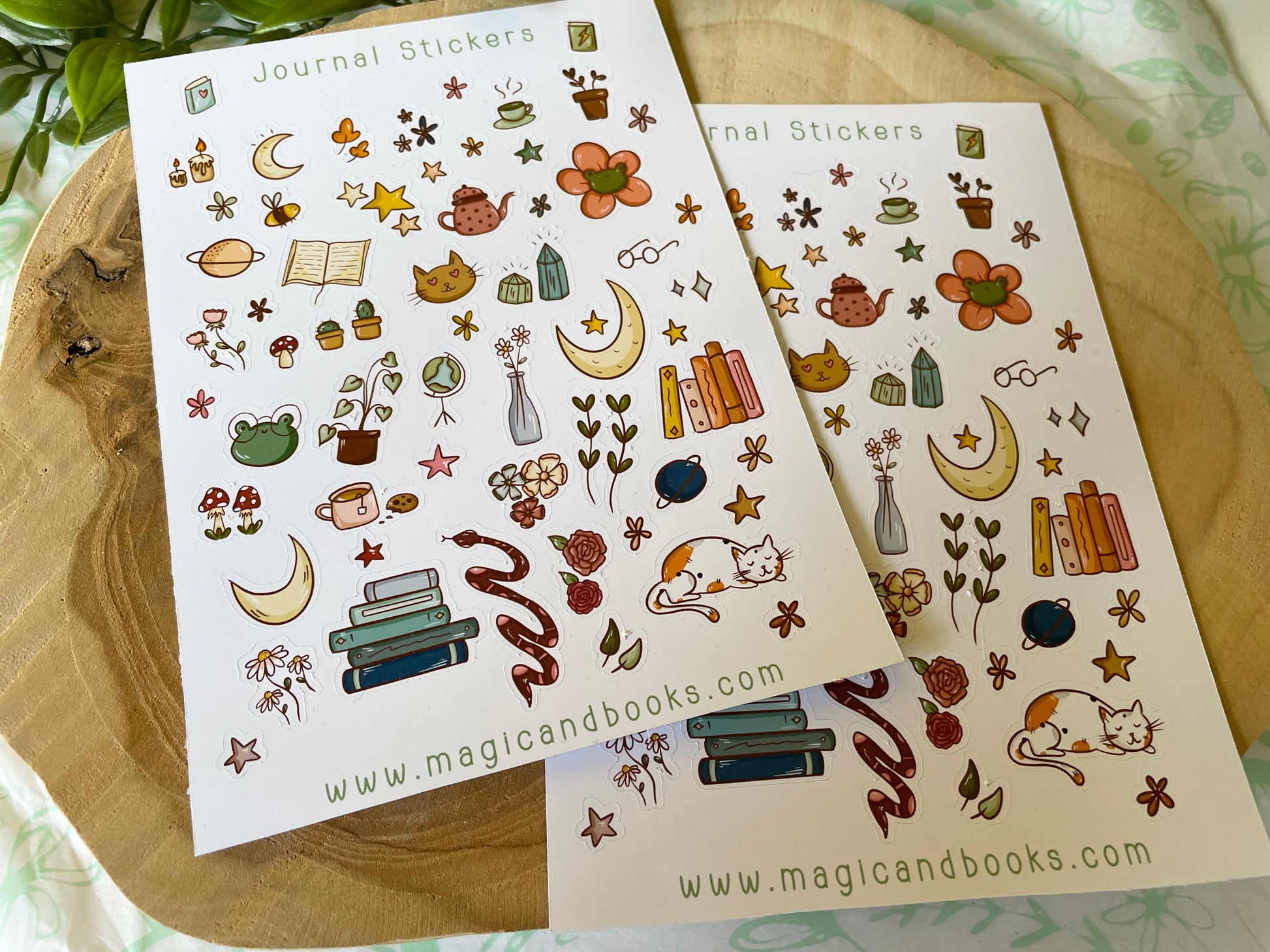 Journal Sticker Sheet – Magic&Books