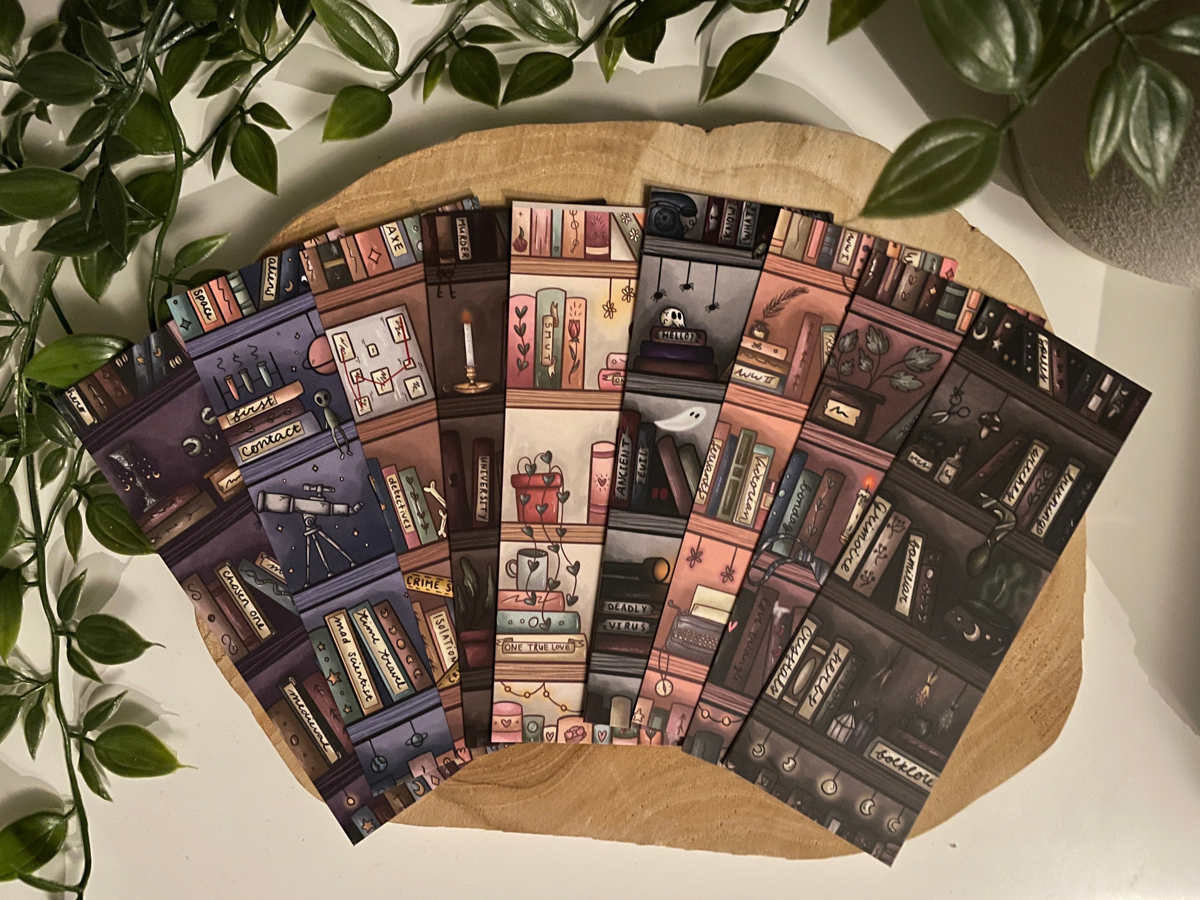 Genre Bookmarks Full Set – Magic&Books