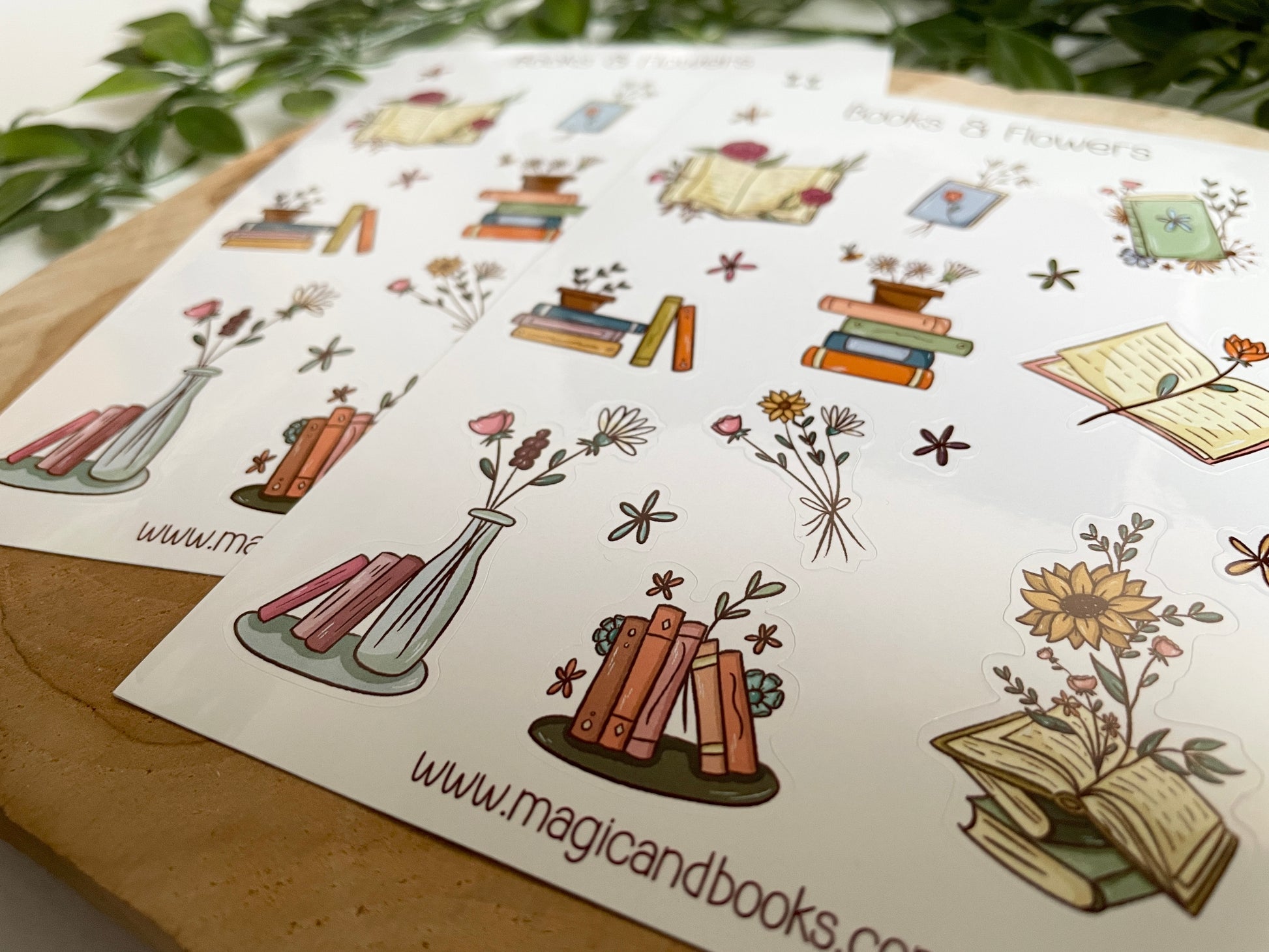 Journal Stickers Sticker Sheet – Magic&Books